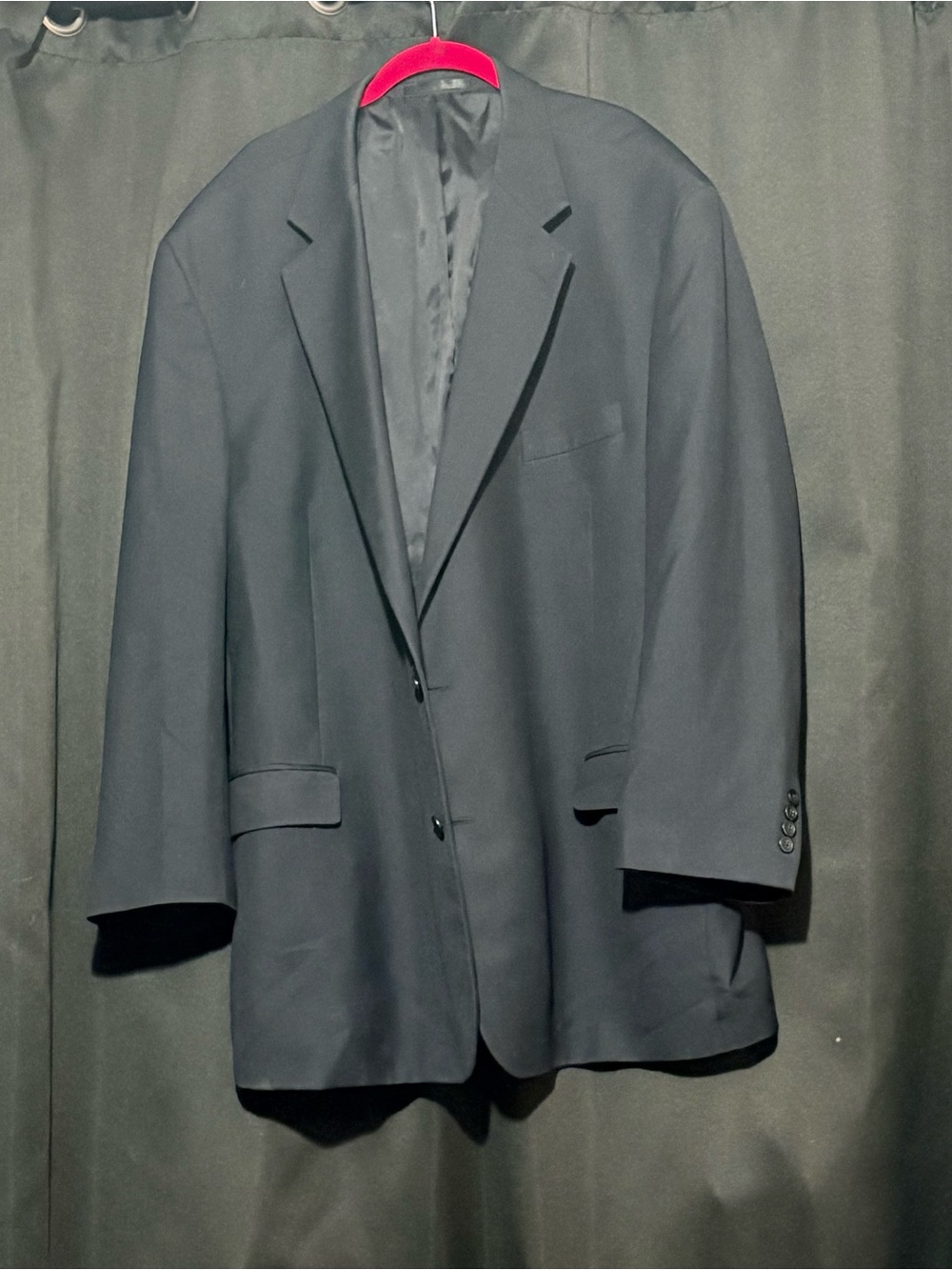 Geoffrey Beene Black Men's Two-Button Blazer